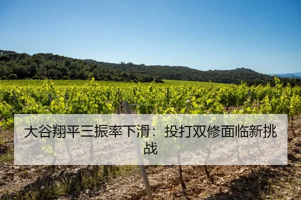 大谷翔平三振率下滑：投打双修面临新挑战